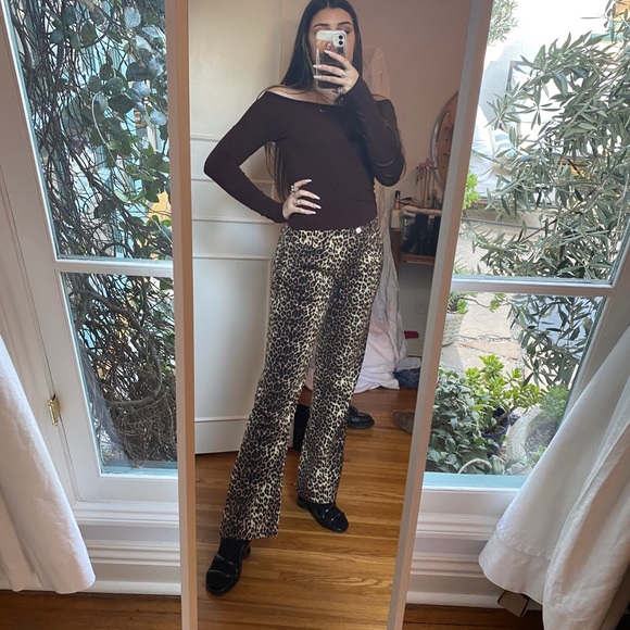 Flared leopard pants - Picture 5 of 5